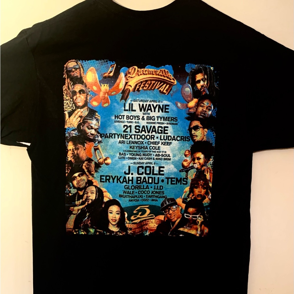 Dreamville Festival Black T-Shirt